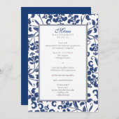 Menu Baroque Branch Wedding (Voorkant / Achterkant)