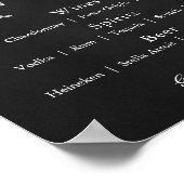 Menu Barre de courroie de tableau noir (Coin)