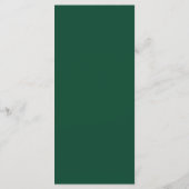 Menu Barre de Mariage Green Bold Retro Typography (Dos)