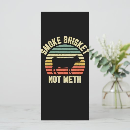 Menu Bbq Fumée Brisket Pas Novelty Grilling (Debout devant)