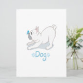 Menu Beau Chien À Beurre Français (Debout devant)