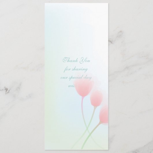 Menu Beauté du printemps (Dos)