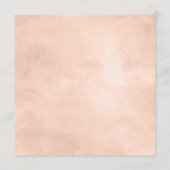 Menu Beauté Rustique Floral encadré Aquarelle Boho Chic (Dos)