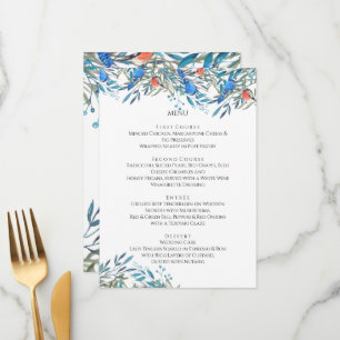 Menu Beautiful Watercolor