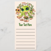 Menu Bébé Geckos jote personnages de dessin (Devant)