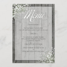 MENU BÉBÉ RUSTIQUE