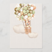 Menu Beer Baby shower ballon (Achterkant)