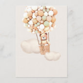 Menu Beer Baby Shower Ballon (Achterkant)