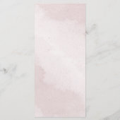 Menu belle cannelle blanche rose rose végétation fleuri (Dos)