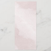 Menu Belle couleur rose blanc marine bleu fleur vert (Dos)