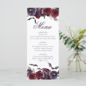 Menu Belle déplaisante | Roses gothiques foncés avec ch (Debout devant)