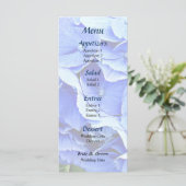 Menu Belle Hortensia Bleue (Debout devant)