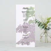 Menu Belles Lilacs (Debout devant)