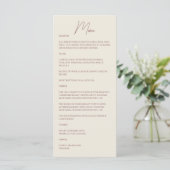 Menu Berry ・ Mariage de script manuscrit (Debout devant)