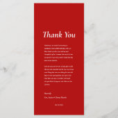 Menu Bilingue Vietnamien Français Peony Birthday (Dos)