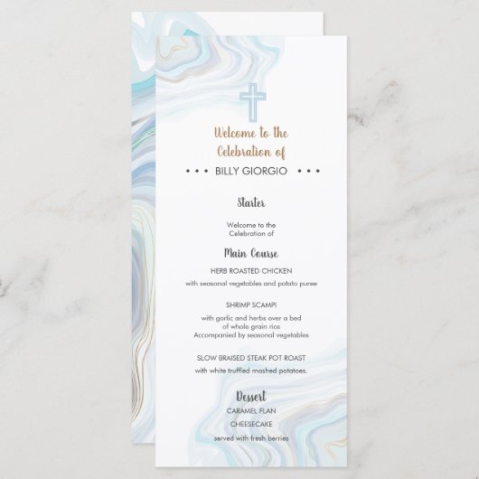 Menu Billy (Devant / Derrière)