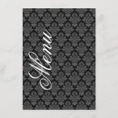 Menu Bindtafel zwart-wit (Achterkant)