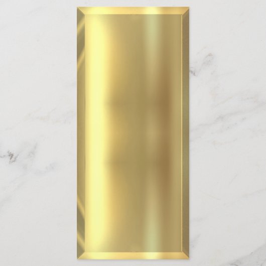 Menu Black & Gold Bar Elégante Réception de mariage (Dos)