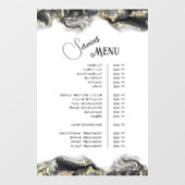Menu Black Marbling Design Services Raamsticker (Vel)