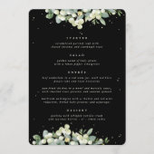 Menu Black Snowberry + Eucalyptus 4 Parcours Mariage (Devant)