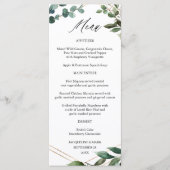 Menu Bladeren en Eucalyptus Gold (Voorkant)