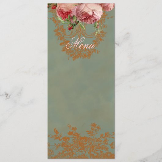 Menu Blenheim Roos (Voorkant)