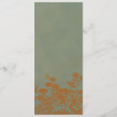 Menu Blenheim Roos (Achterkant)