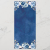 Menu Bleu de la marine Flèche de neige d'hiver Mis Quin (Dos)