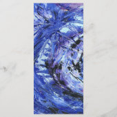 Menu Bleu mariage (Dos)