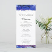 Menu Bleu mariage (Debout devant)