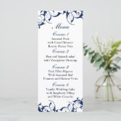 menu bleu marine Mariage (Debout devant)