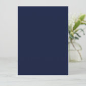Menu Bleu Nuit Marine Uni (Debout devant)