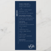 Menu Bleu nuit polaire (Devant)