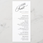 Menu Bloc de ligne de script moderne (Devant)