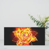 Menu Blooming Fire Rose (Debout devant)