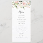 Menu Blush and Greenery Wedding Shower (Voorkant)