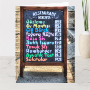Menu Board