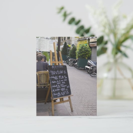 Menu Board of Bistro (Debout devant)