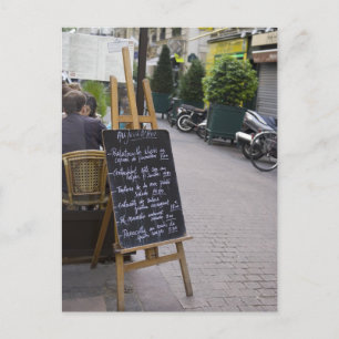 Menu Board of Bistro
