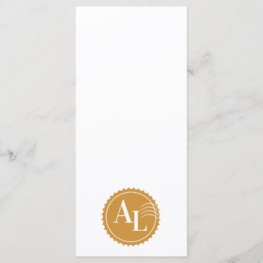 Menu Boarding Pass Cosmic Wedding Destination (Dos)