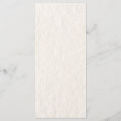 Menu Boho Beige Pampas Grass Eucalyptus Vert Floral (Dos)