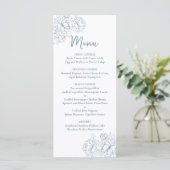 Menu Boho Boho Mariage floral à deux côtés Boisson+ (Debout devant)