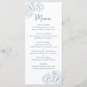 Menu Boho Boho Mariage floral à deux côtés Boisson+ (Devant)