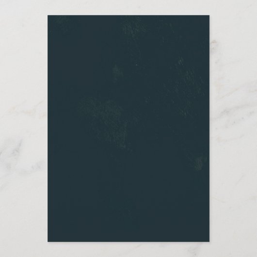 Menu Boho Floral Mariage (Dos)