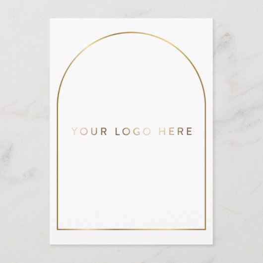 Menu Boho Golden Arch Event Logo (Dos)