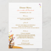 Menu Boho Love Trees do-it-yourself Mariage Réception D (Devant)