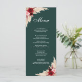 Menu Boho Roses de Bourgogne et Herbe des Pampas (Debout devant)