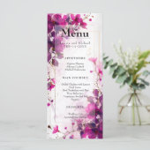 Menu & Boire Fuchsia Enchantement : Aquarelle (Debout devant)