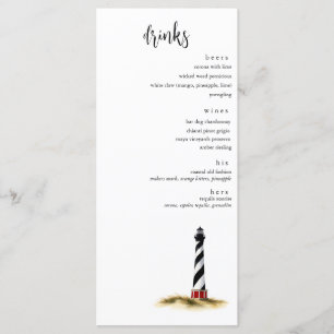 Menu Boissons Côtières