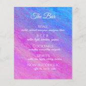 Menu Boissons & Dîner de Mariage - Mer Stardust- (Dos)